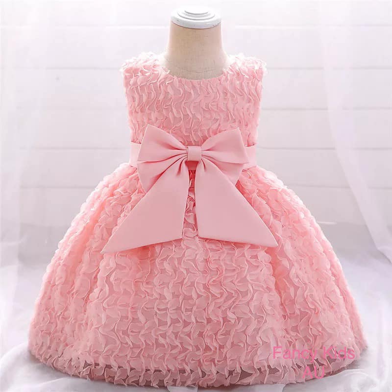 Petal dress -Peachy pink colour
