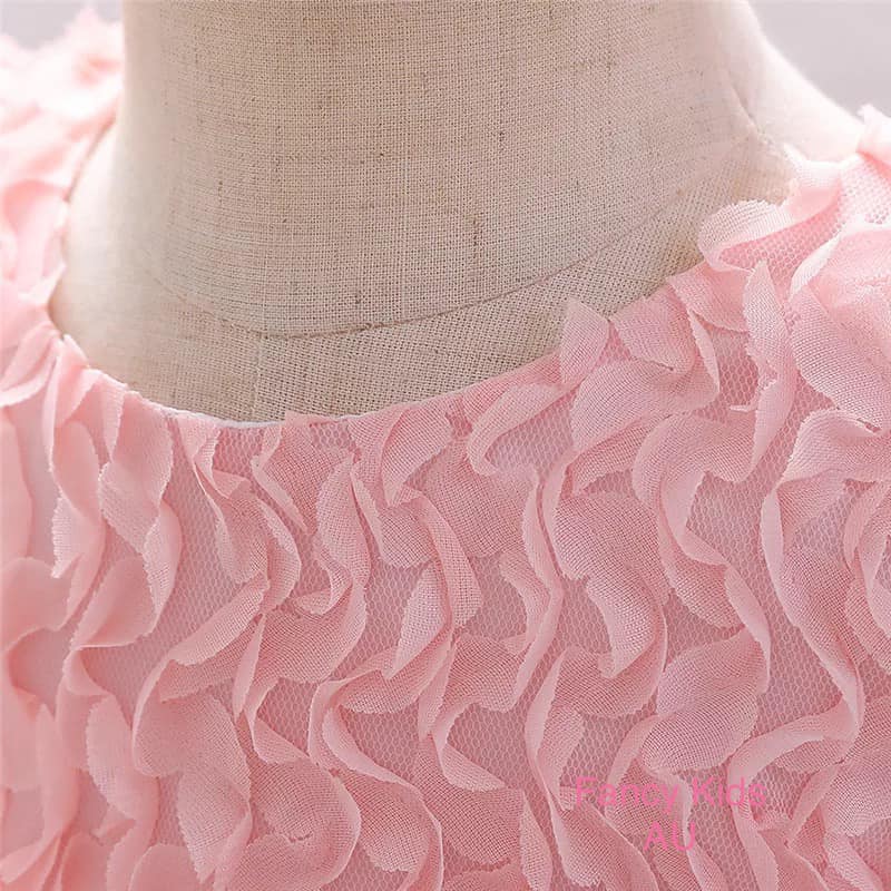 Petal dress -Peachy pink colour