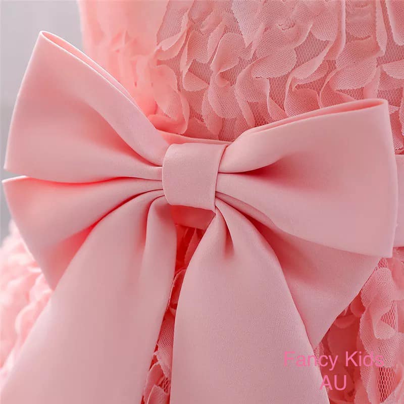 Petal dress -Peachy pink colour