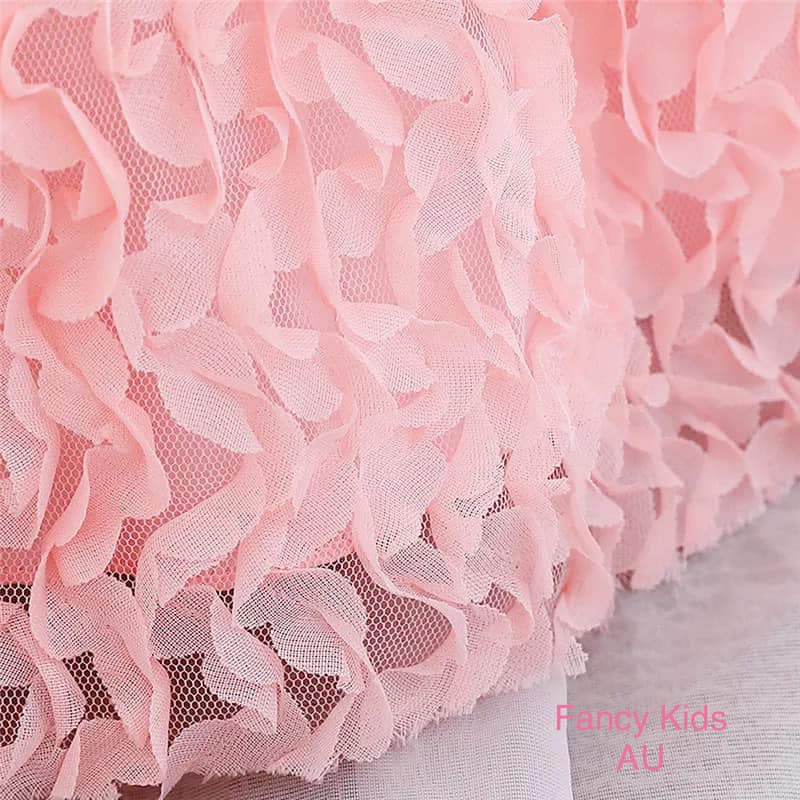 Petal dress -Peachy pink colour