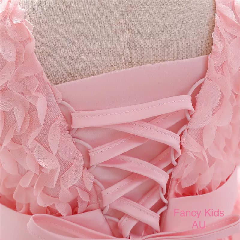 Petal dress -Peachy pink colour