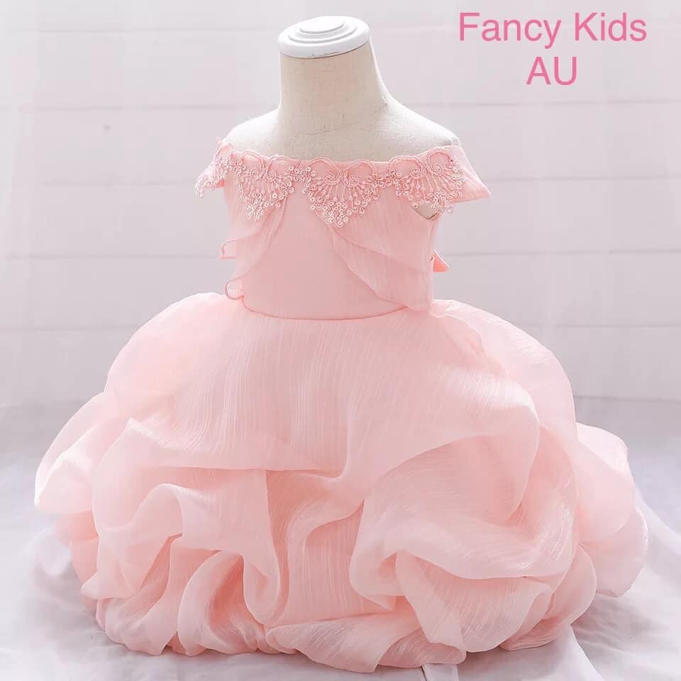 Pink baloon skirt party dress