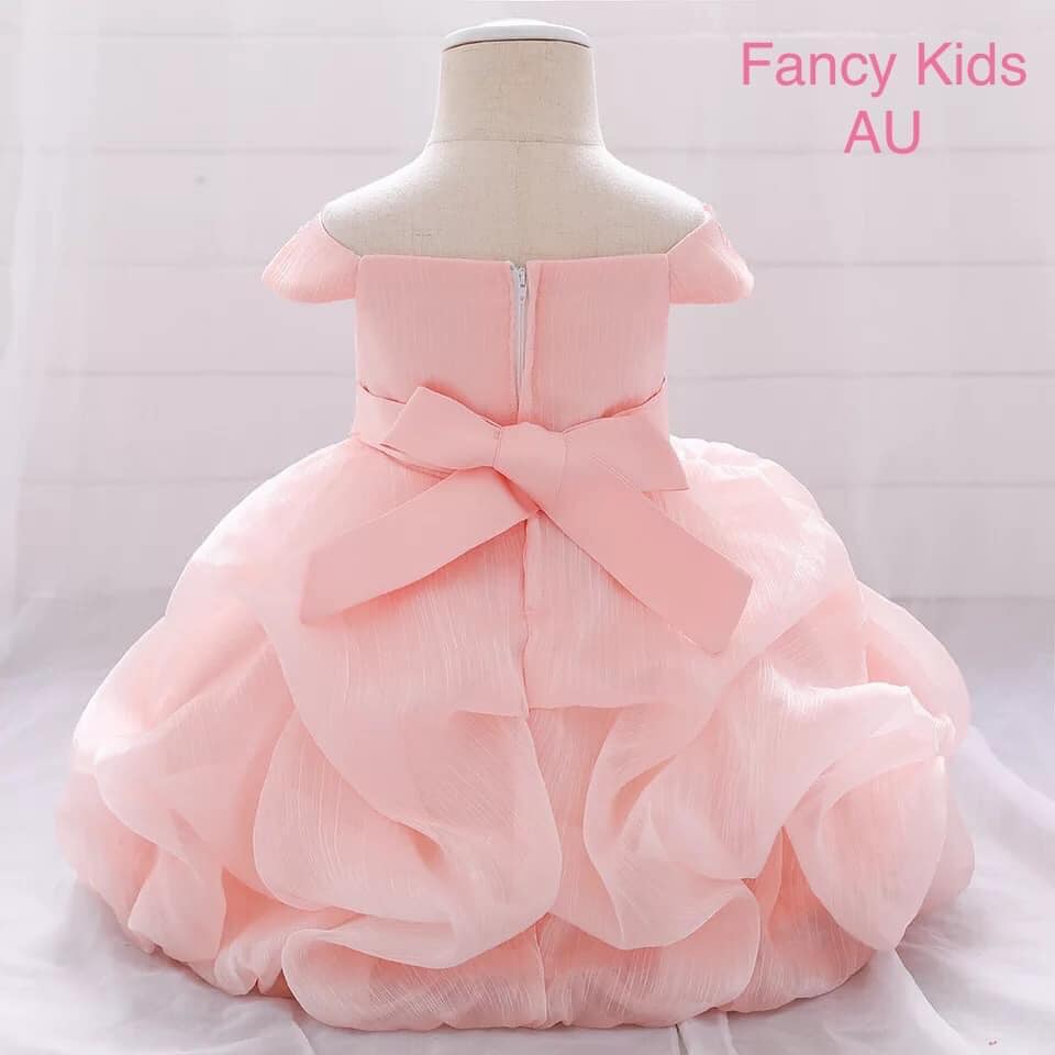 Pink baloon skirt party dress