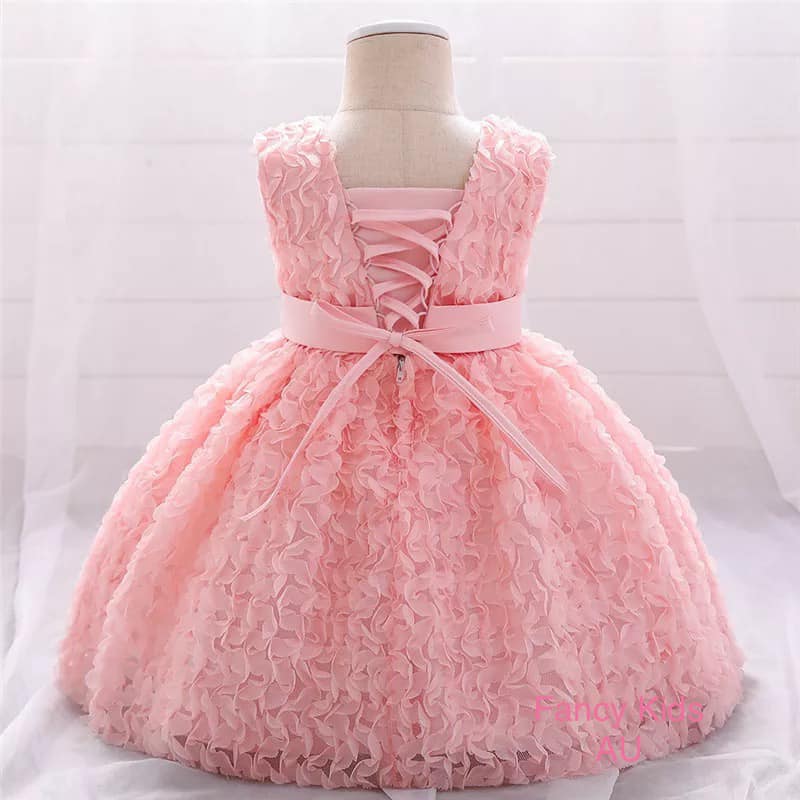 Petal dress -Peachy pink colour