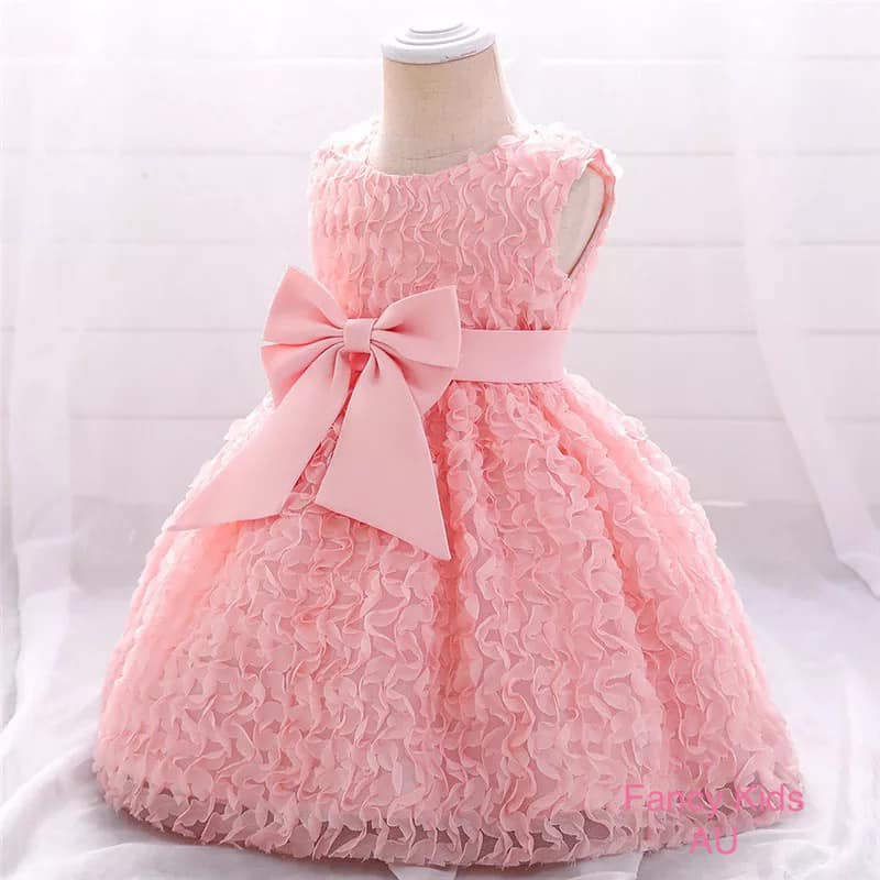 Petal dress -Peachy pink colour