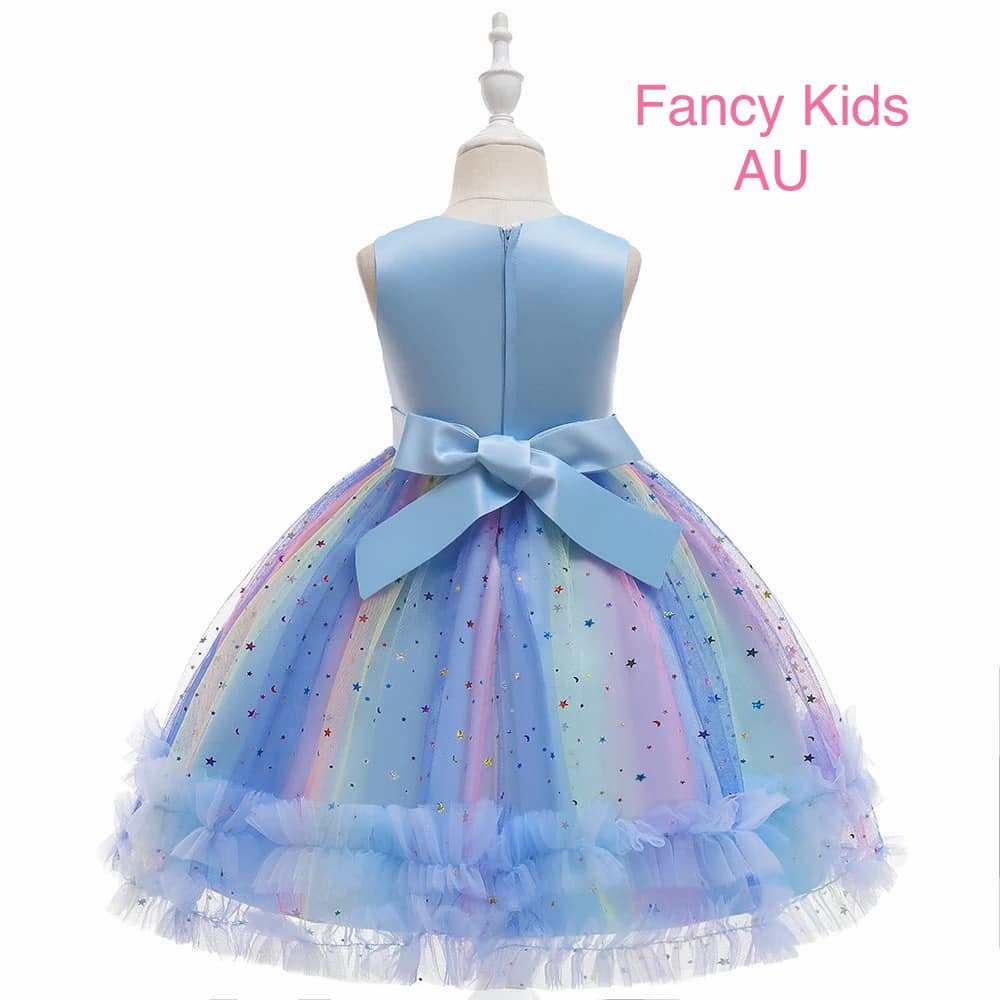 Blue colour Star dress