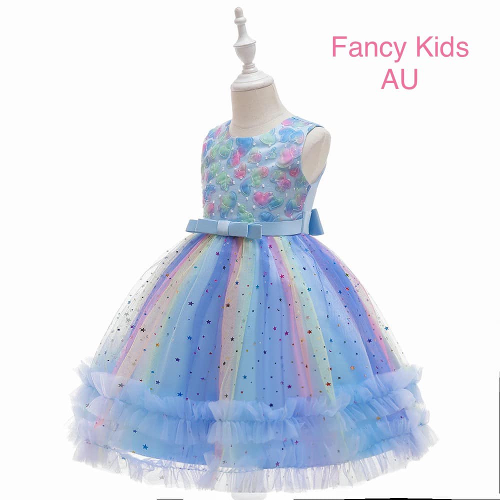 Blue colour Star dress