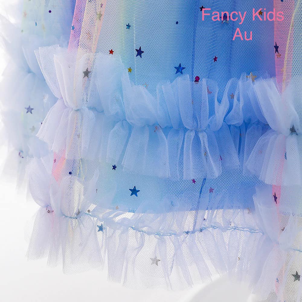 Blue colour Star dress