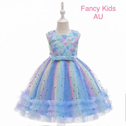 Blue colour Star dress