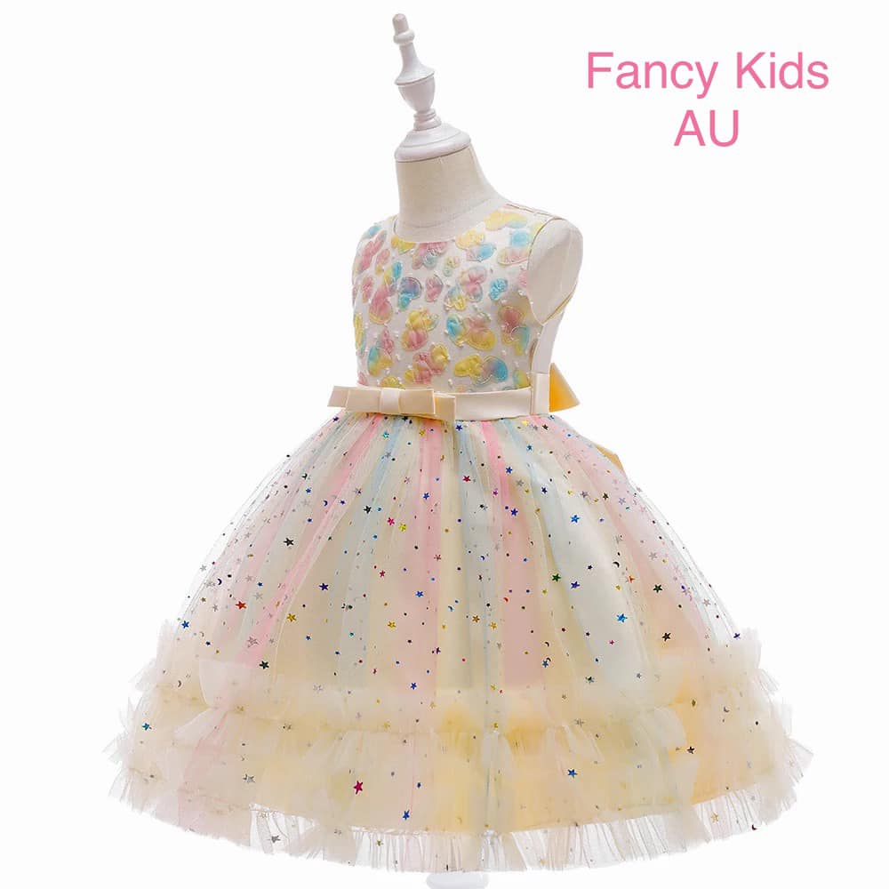 Ivory colour Star dress