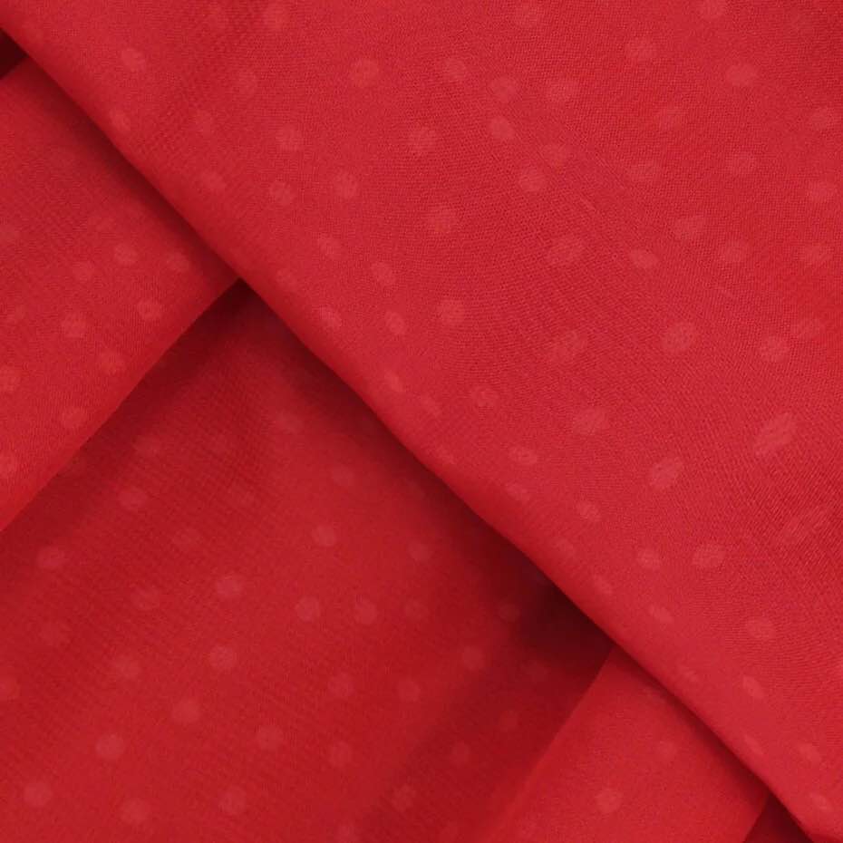 Red long maxi dress-silk