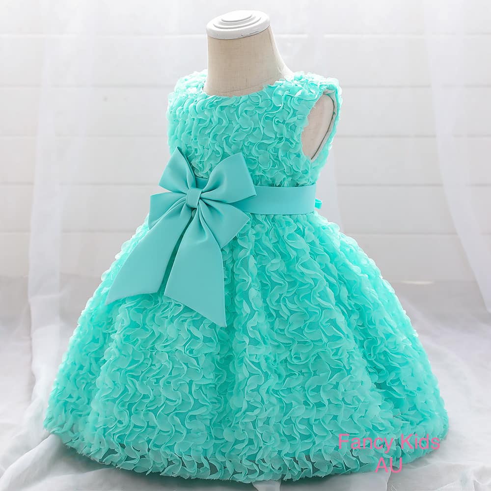 Petal dress - Sea green colour