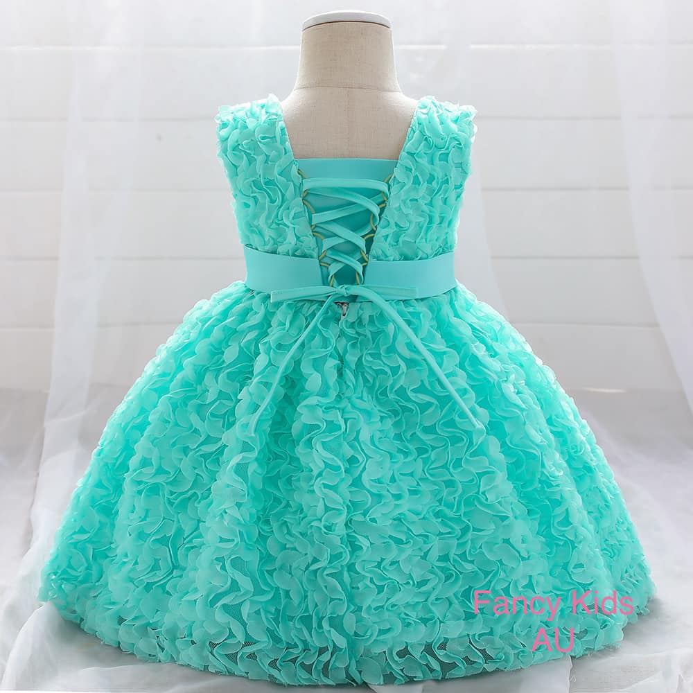 Petal dress - Sea green colour